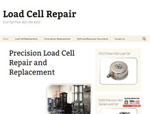 Tablet Screenshot of loadcellrepair.com